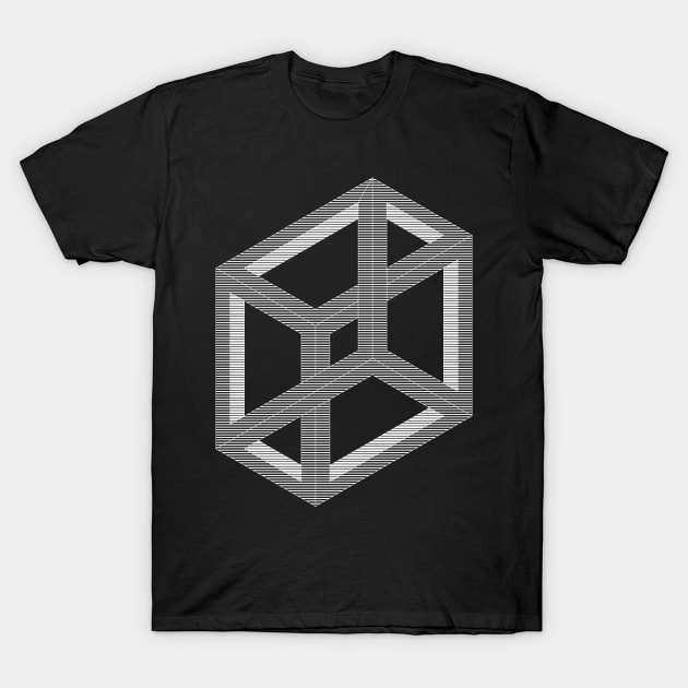 Optical illusion T-Shirt by wearmenimal